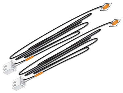 Woodland Scenics Just Plug Lighting System – LED Nano Lights, Yellow (WDS5744), O Scale / 1:48